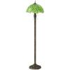imageWERFACTORY Tiffany Floor Lamp Green Wisteria Stained Glass Standing Reading Light 16X16X64 Inches Antique Style Pole Corner Lamp Decor Bedroom Living Room Home Office S523 Series