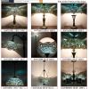 imageWERFACTORY Tiffany Floor Lamp Sea Blue Stained Glass Dragonfly Standing Reading Light 16X16X64 Inches Antique Pole Corner Lamp Decor Bedroom Living Room Home Office S147 Series