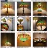 imageWERFACTORY Tiffany Floor Lamp Green Yellow Stained Glass Dragonfly Arch Lamp 12X18X64 Inch Gooseneck Adjustable Corner Standing Reading Light Decor Bedroom Living Room S009G Series
