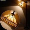 imageWERFACTORY Tiffany Floor Lamp Mission Hexagon Stained Glass Arched Lamp 12X18X64 Inches Gooseneck Adjustable Corner Standing Reading Light Decor Bedroom Living Room S011 Series