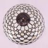 imageTiffany Lamp Shade Replacement W16H7 Inch Stained Glass Crystal Pear Bead Lampshade Fit For Table Lamps FLoor Lamp Ceiling Fixture 3 HooksPendant Hanging Light S005 WERFACTORY Home Office Decoration
