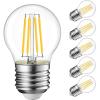 imageWERFACTORY LED E26 Base 6W Bulb Warm White 2700K Tiffany Lamp Table Floor Pendent Chandelier AC110V6 Pack