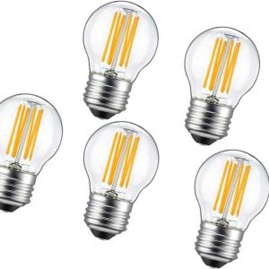 imageWERFACTORY LED E26 Base 6W Bulb Warm White 2700K Tiffany Lamp Table Floor Pendent Chandelier AC110V6 Pack