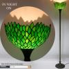 imageTiffany Lamp Shade Replacement Only W12H6 Inch Green Stained Glass Wisteria Lampshade 158Inch Fitter Opening for Floor Arch Lamp Torchiere Lamp Ceiling Fixture Pendant Light S523 WERFACTORY Bedroom