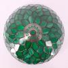 imageWERFACTORY Tiffany Lamp Shade Replacement 12X6 Inch Green Wisteria Style Stained Glass Lampshade Only with Cap fit for Table lamp Pendant Light Ceiling Fixture Part Not Included S523 Series