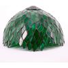 imageWERFACTORY Tiffany Lamp Shade Replacement 12X6 Inch Green Wisteria Style Stained Glass Lampshade Only with Cap fit for Table lamp Pendant Light Ceiling Fixture Part Not Included S523 Series