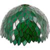 imageTiffany Lamp Shade Replacement Only W12H6 Inch Green Stained Glass Wisteria Lampshade 158Inch Fitter Opening for Floor Arch Lamp Torchiere Lamp Ceiling Fixture Pendant Light S523 WERFACTORY Bedroom