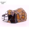 imageTiffany Lamp Dog Stained Glass Night Light for Kids Room Baby Children Boys Girls Teen Bedroom Nursery Bedside Desk Table Unique Birthday Gifts WERFACTORY 5 Color Can Be Choose Brown