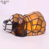 imageTiffany Lamp Dog Stained Glass Night Light for Kids Room Baby Children Boys Girls Teen Bedroom Nursery Bedside Desk Table Unique Birthday Gifts WERFACTORY 5 Color Can Be Choose Brown