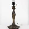 image:imageWERFACTORY Table Lamp Base Replacement Only Wide 6 Height 18 Inch Fit for 8 10 12 Inch Tiffany Style Stained Glass Lampshade Dark Bronze Finish Resin Push Switch On Cord