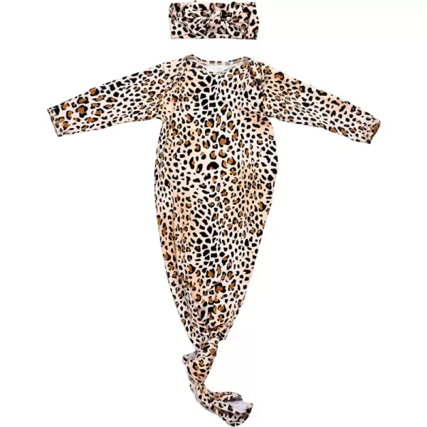 Leopard Gown With Bow