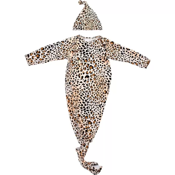 Leopard Gown With Hat