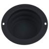 imageSilicone Collapsible Dog Travel Bowl or Kids Toddler Bowl For Eating onthego or at home  Dishwasher and Microwave Safe ampamp Non Toxic BlueBlack