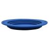 imageSilicone Collapsible Dog Travel Bowl or Kids Toddler Bowl For Eating onthego or at home  Dishwasher and Microwave Safe ampamp Non Toxic BlueBlue