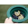 imageSilicone Collapsible Dog Travel Bowl or Kids Toddler Bowl For Eating onthego or at home  Dishwasher and Microwave Safe ampamp Non Toxic BlueForrest