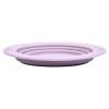 imageSilicone Collapsible Dog Travel Bowl or Kids Toddler Bowl For Eating onthego or at home  Dishwasher and Microwave Safe ampamp Non Toxic BlueLilac