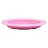 imageSilicone Collapsible Dog Travel Bowl or Kids Toddler Bowl For Eating onthego or at home  Dishwasher and Microwave Safe ampamp Non Toxic BlueRose