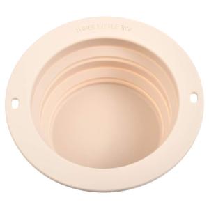 imageSilicone Collapsible Dog Travel Bowl or Kids Toddler Bowl For Eating onthego or at home  Dishwasher and Microwave Safe ampamp Non Toxic BlueSugar Cookie
