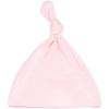 imageThree Little Tots  Knotted Newborn Hat Baby Beanie Hat Top Knot Stretchy Buttery SoftHeavenly Pink