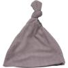 imageThree Little Tots  Knotted Newborn Hat Baby Beanie Hat Top Knot Stretchy Buttery SoftRibbed Cocoa