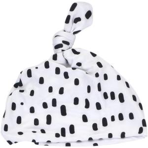imageThree Little Tots  Knotted Newborn Hat Baby Beanie Hat Top Knot Stretchy Buttery SoftDot
