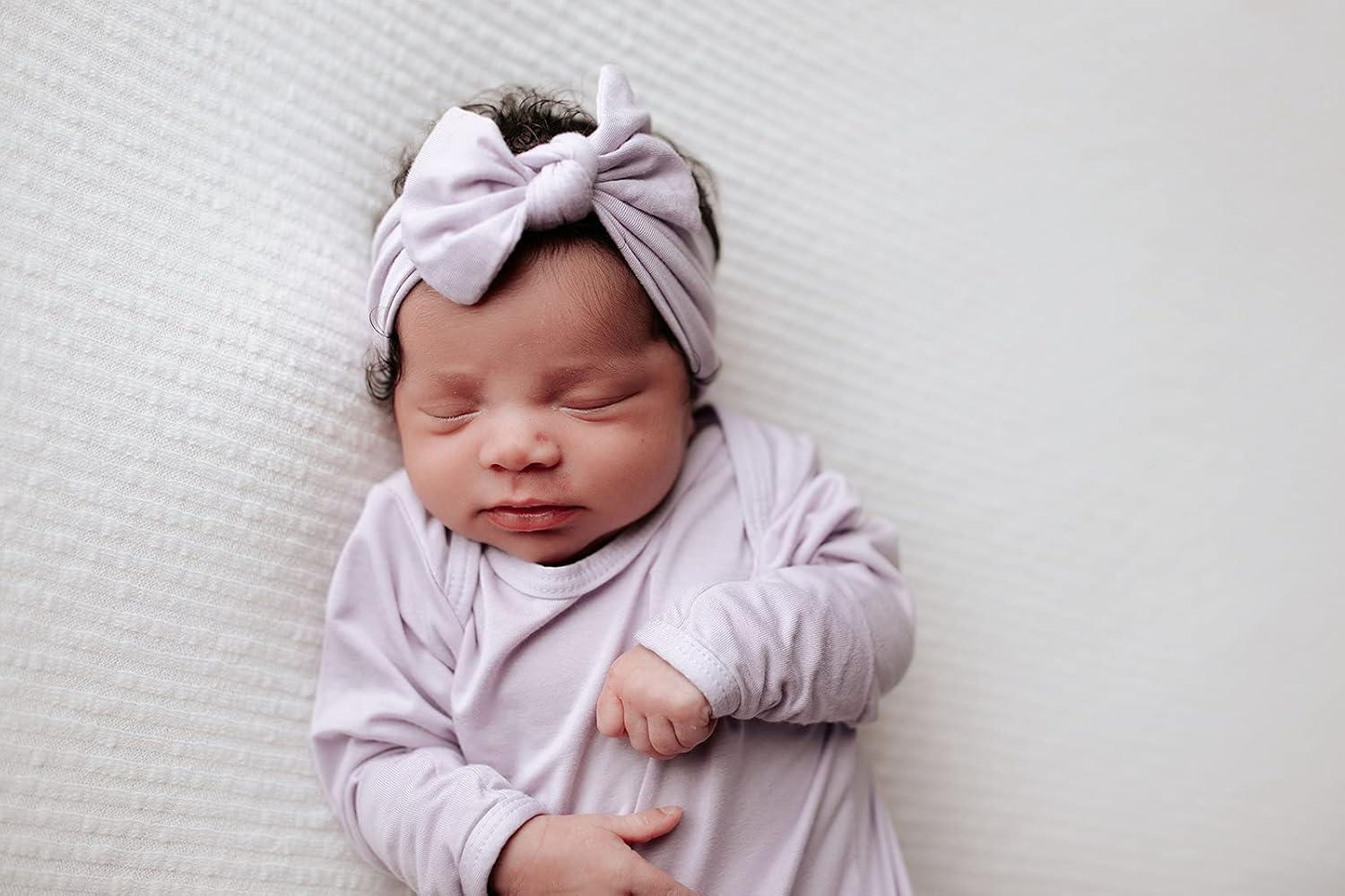 imageTags 4 Tots Newborn Baby Knotted Tie Gown  Preemie ampamp Newborn