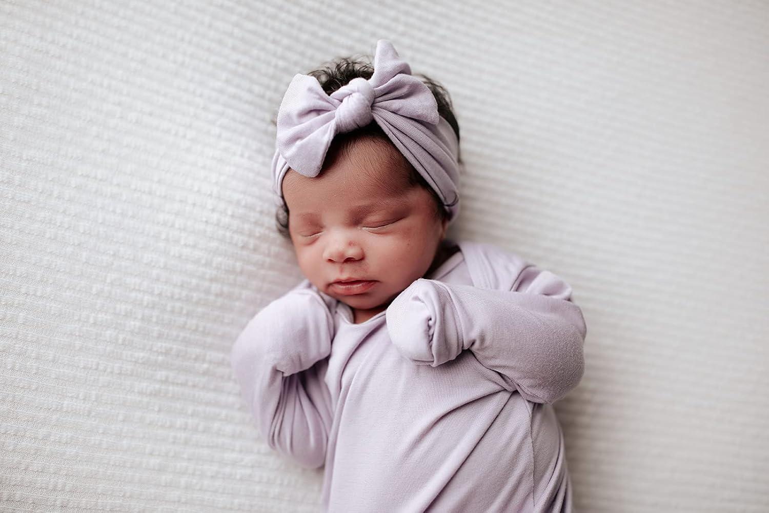 imageTags 4 Tots Newborn Baby Knotted Tie Gown  Preemie ampamp Newborn