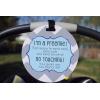 imageTHREE LITTLE TOTS  Blue Boy Preemie No Touching Baby Car Seat Sign or Stroller Tag  Preemie Gift  CPSIA Safety Tested