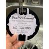 imageTHREE LITTLE TOTS  Micro Preemie Tag  Im a Micro Preemie Micro Preemie No Touching Newborn Baby car seat tag Stroller tag Baby Preemie no Touching car seat Sign CPSIA Safe