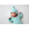 imageTHREE LITTLE TOTS  Preemie ampamp Newborn Baby Knotted Tie Gown Mint