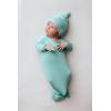 imageTHREE LITTLE TOTS  Preemie ampamp Newborn Baby Knotted Tie Gown Mint