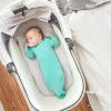 imageTHREE LITTLE TOTS  Preemie ampamp Newborn Baby Knotted Tie Gown Mint