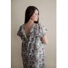 imageThree Little Tots Mommy Labor and Delivery Gown  Stretchy Soft Maternity and Nursing NightgownFloral