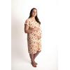imageThree Little Tots Mommy Labor and Delivery Gown  Stretchy Soft Maternity and Nursing NightgownGroovy