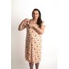 imageThree Little Tots Mommy Labor and Delivery Gown  Stretchy Soft Maternity and Nursing NightgownGroovy