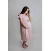 imageThree Little Tots Mommy Labor and Delivery Gown  Stretchy Soft Maternity and Nursing NightgownLight Pink