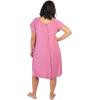 imageThree Little Tots Mommy Labor and Delivery Gown  Stretchy Soft Maternity and Nursing NightgownRose