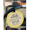 imageYellow Preemie Tag  Im A Preemie Your Germs Are Too Big For Little Me Preemie Baby Car Seat or Stroller No Touching Sign