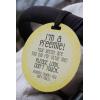 imageYellow Preemie Tag  Im A Preemie Your Germs Are Too Big For Little Me Preemie Baby Car Seat or Stroller No Touching Sign