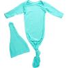 imageTHREE LITTLE TOTS  Preemie ampamp Newborn Baby Knotted Tie Gown Mint