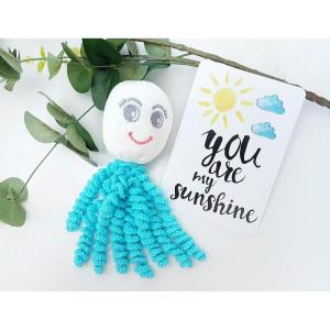 imageTags 4 Tots Octoprem Softie Comforting Crochet Octopus for Preemies ampamp Newborns Turquoise