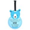 imageTHREE LITTLE TOTS  Animal Theme No Touching Baby Car Seat Sign or Stroller Tag  CPSIA Safety Tested LionBear
