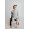 imageThree Little Tots  Baby Girl Boy Romper Ribbed Bodysuit Solid Plain One Piece Jumpsuits One Piece Baby Clothes Outfits FallGray
