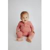 imageThree Little Tots  Baby Girl Boy Romper Ribbed Bodysuit Solid Plain One Piece Jumpsuits One Piece Baby Clothes Outfits FallPrecious Pink