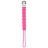 imageThree Little Tots All Silicone Modern Short and Safety Tested Pacifier Clip Hunter Green ClassicHot Pink