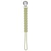 imageThree Little Tots All Silicone Modern Short and Safety Tested Pacifier Clip Hunter Green ClassicOlive