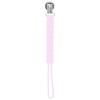 imageThree Little Tots All Silicone Modern Short and Safety Tested Pacifier Clip Hunter Green ClassicPink