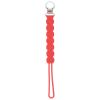imageThree Little Tots All Silicone Modern Short and Safety Tested Pacifier Clip Hunter Green ClassicRed