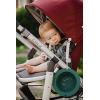 imageThree Little Tots All Silicone Modern Short and Safety Tested Pacifier Clip Hunter Green ClassicTan