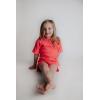 imageThree Little Tots Baby Boys Girls Summer Waffle Toddler Organic Cotton Modern Top ampamp Bottom 2pc SetHot Pink